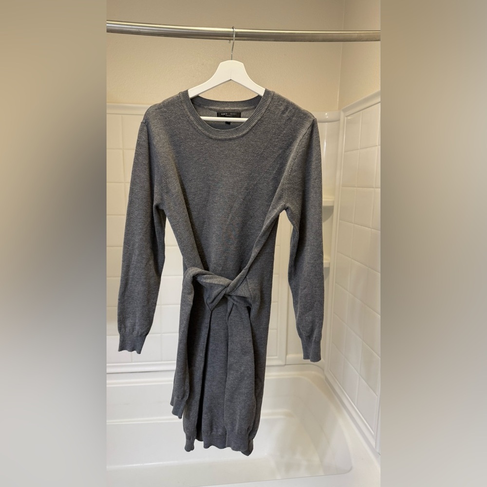 Gray Sweater Dress